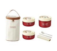 sodeber Lunch Box Leakproof Food 316Stainless Steel Meal Prepping Food Storage Suitable for School and Office Insulated Lunch Box Set