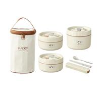 sodeber Lunch Box Leakproof Food 316Stainless Steel Meal Prepping Food Storage Suitable for School and Office Insulated Lunch Box Set