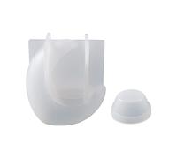 sodeber Moule en Forme De Lune, Bougeoir en Résine, Moule Silicone Adapté À | Epoxy Resin Holder Family Table Decor Candlestick Silicone