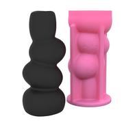 sodeber Moule en Silicone Flexible en Forme De Galet, pour Pot De Fleurs,