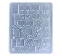 sodeber Moule en Silicone pour Carte À, Petit Nœud Papillon, Étoile De