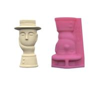 sodeber Moule Multifonctionnel en Silicone, pour Pots De Faits À La Main, | Moules De Jardinière