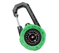 sodeber Mousqueton étanche Boussole d ' extérieur Boussole Lumineuse de Haute précision Outil de Guidage directionnel pour la randonnée et Le Camping Type de Boucle en Plein air