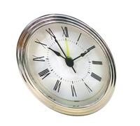 sodeber Multifunctional 3Inch Clock Insert Replacement with Arabic Or Roman Numeral Display Snooze Head for Craft Projects Replacement