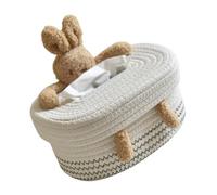 sodeber Organisateurs De Mouchoirs en Coton Élégants, Conteneur De Table Efficace, Parfait pour Les Dortoirs avec Un Joli Ours Ou des Lapins