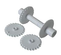sodeber Outil Pratique de roulement de pâte et de Coupe de gâteau, Outil de décoration de Biscuits, Accessoires de Cuisson et de pâtisserie, Outil de Cuisson de Texture en Plastique