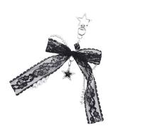 sodeber Perles nœuds porte-clés breloques de porte-clés de voiture breloques de accessoires pour à main décorations cadeaux de valentin pendentif breloque