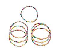 sodeber Pièce Vibrant Beaded Stretch Collection Élastique Réglable