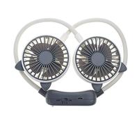 sodeber Portable Neck Fan Hands-Free USB Rechargeable 2 Speeds Hanging Fans Air Cooler Cooling Wearable Neckband Wearable Fan Neck Foldable Rechargeable for Women