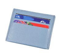 sodeber Porte-Cartes De Crédit Bancaire en Cuir PU, Portefeuille De Poche Étanche, Porte-Monnaie Multi-Fentes pour Femmes Et Hommes