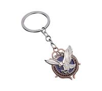 sodeber Porte-clés Animal Symbolique, Thème De La Franc-maçonnerie, À en Alliage, Accessoire De Charme Suspendu pour Effets Personnels