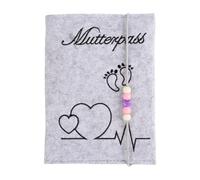 sodeber Porte-documents de maternité en feutre avec fente pour carte d'assurance et certificat d'hôpital allemand