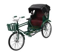 sodeber Répliques De Tricycle Classique, Modèle Échelle 1:10, Décors De Pousse-Pousse en Fer Faits À La Main pour Exposition D'étagère De Salon