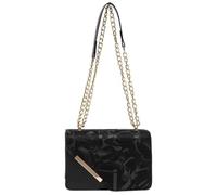 sodeber Sac à bandoulière décontracté en cuir synthétique pour femme, Noir BK., Medium