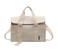 sodeber Sac à bandoulière en toile pratique pour femme, sac à main décontracté, sac à main de travail, shopping, école et, Milky M, Medium