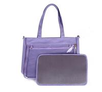 sodeber Sac à bandoulière japonais pour femme en toile pour adolescente et étudiant - Joli sac à main transparent, Reliure en tissu maille violet B Pl-2, Medium