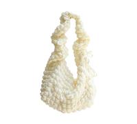 sodeber Sac à bandoulière polyvalent coréen plissé avec cordon de serrage pour fille et femme Noir Kaki, Beige Bg, Medium