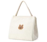 sodeber Sac à langer multifonction avec motifs étanches et plusieurs compartiments pour bébé Essentia, Beige Bg, Medium