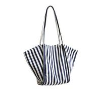 sodeber Sac à main en toile élégant et fonctionnel pour femmes et filles, sac à bandoulière spacieux, sac fourre-tout tendance, Bleu Bl, Medium