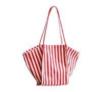 sodeber Sac à main en toile élégant et fonctionnel pour femmes et filles, sac à bandoulière spacieux, sac fourre-tout tendance, Rouge R, Medium