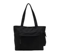 sodeber Sac d'école pour étudiants, grande capacité, poignée sur le dessus, élégant, aisselles, sac à main en nylon, Noir BK., Medium