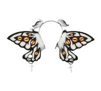 sodeber Serre-tête avec pendentif en forme de croix - Fausse fourrure - Oreille d'animal - Pour jeux de rôle - Pour femme - Événement à thème Halloween