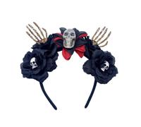 sodeber Serre-tête effrayant à fleurs Dark Series Hairhoop pour adulte Accessoire de fête Cosplay