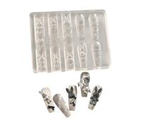 sodeber Silicone Nails Stamp with Detailed Rabbits Design for Professional