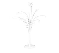 sodeber Spacious Jewelry Organizers Stand Jewelry Tree Stand with 64 Hooks for Home or Retail Display Earring Holder Tree
