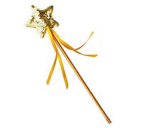 sodeber Star Sequins Stick Princess Cosplay Props Handheld Star Sequins Wand Supplies Household for Birthday Wedding Party