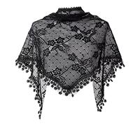 sodeber Voile D'église en Dentelle, Couvre-Chef De Latine, Mantille Catholique, Triangle pour Femmes