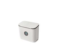 sodeber Wall Mounted Hanging Trash Bin with Sliding Lid Trash Bin Garbage Can Counter for Kitchen Waste Paper Garbage Home Supplies