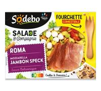 Sodebo Salade & compagnie Roma pate jambon speck mozzarella tomates - 1 portion de 320G