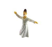 SODEF Statuette Décorative Derviche Tourneur Blanc, 10 cm, Figurine Spirituelle, Décoration Intérieure Zen, Cadeau Symbolique - Blanc, Taille Unique