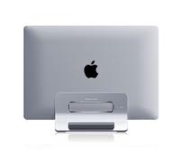 SODI Support Vertical pour Ordinateur Portable pour Bureau, Support pour MacBook avec Verrouillage Automatique par gravité Support (argenté)