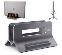 SODI Support Vertical pour Ordinateur Portable pour Bureau, Support pour MacBook avec Verrouillage Automatique par gravité Support (Gris)