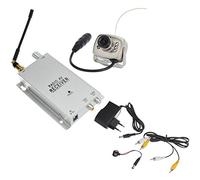 SODIAL Kit caméra récepteur radio AV avec alimentation surveillance sécurité domestique (prise EU) 1,2 G
