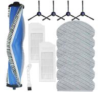 SODIAL kit pièces détachées pour Ecovacs Deebot N20 / N20 Pro Plus - brosse rotative, 2 filtres HEPA, 4 brosses latérales, 6 mops