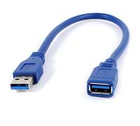 SODIAL(R) Bleu USB 3.0 Male à Femelle M/F Type A 30cm