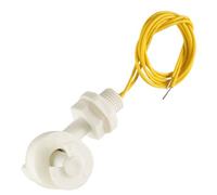 SODIAL(R) Capteur de niveau d'eau PP blanc Angle droit interrupteur a flotteur