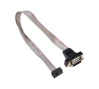 SODIAL(R) DB9 RS232 une 10 Broches Ruban Connecteur Cable Adaptateur