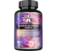 Sodium Butyrate Forte 400 mg (80% Butyric Acid) - 100 Capsules Végétales - 100 jours d'approvisionnement - Supplément pour soutenir la santé de l'intestin - par Apollo's Hegemony