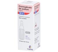 SODIUM CROMOGLICATE VIATRIS 2% FLACON Gouttes Ophtalmiques 10 ml