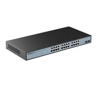 SODOLA Commutateur géré Smart Web 24 ports 2,5 Gbits, 24 ports Base-T 2,5 G, 2 x 10 G SFP+, agrégation de liens/QoS/VLAN/IGMP, commutateur réseau 2,5 G monté 1U