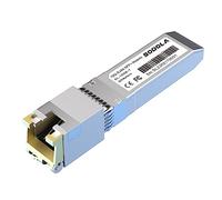 Sodola Module SFP+ 10GBase-T RJ45 SFP+, SFP vers RJ45, émetteur-récepteur en cuivre SFP 10G, compatible avec Ubiquiti UniFi, TP-Link, Mikrotik et autres commutateurs ouverts, branchable à chaud, Plug