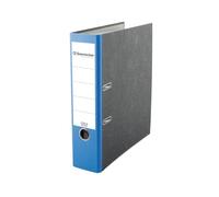 SOE Classeur à fente 3323 A4 Largeur 80 mm dos avec couverture bleue