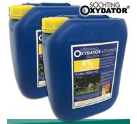 Söchting 2x 5L Oxydator Solution 6% Peroxyde D'Hydrogène Étang Aquarium Alge