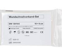 SÖHNGEN® 1008213 Set de pansements rapides - DIN 13019-E, 10 x 6 cm, 12 pièces
