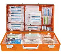 Söhngen 3001155 Trousse de premiers secours rigide avec CD, DIN 13169, 40 x 30 x 15 cm, orange