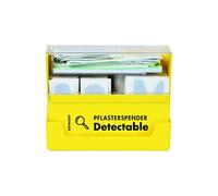 Söhngen Detectable 1009981 Distributeur de pansements garni Jaune fluo 16 x 12,2 x 5,7 cm